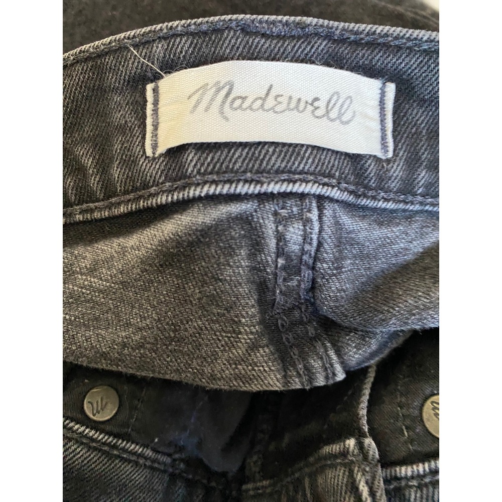 Madewell‎ The Perfect Vintage Flare Jean High Rise Black Denim Size 25 - Picture 5 of 7